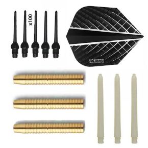 Misaladejuegos Pack Juego Dardos Eco Brass 2ba Black + 100 puntas - Imagen 3