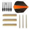 Misaladejuegos Pack Juego Dardos Eco Brass 2ba Orange+ 100 puntas - Imagen 3
