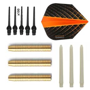Misaladejuegos Pack Juego Dardos Eco Brass 2ba Orange+ 100 puntas - Imagen 3