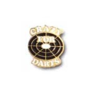 Misaladejuegos Pin Crazy For Darts Blanco/Negro