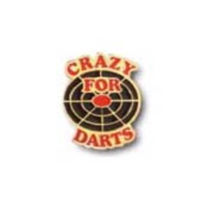 Misaladejuegos Pin Crazy For Darts Rojo/Negro