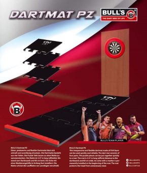 Misaladejuegos Protector Suelo Dart Mat Puzzle Bulls DE  67803 - Imagen 3