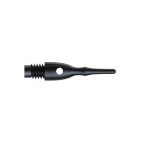 Misaladejuegos Punta Mega Point Short Negro 2ba 21.2mm 100 unid