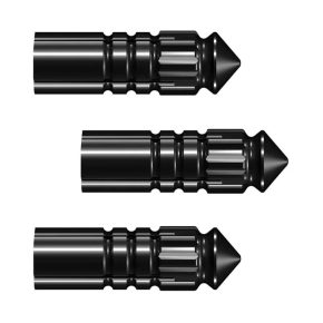 Misaladejuegos Protector Plumas Aluminio Mission F-Protect 3 Unidades Negro X2508 - Imagen 2