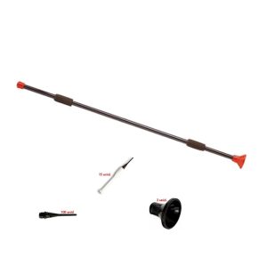 Misaladejuegos Pack Cerbatana sin cargador 70cm Air Dart +15 Dardos + 2 Boquillas + 100 puntas