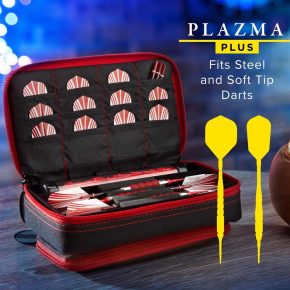 Misaladejuegos Funda Dardos Casemaster Plazma Plus Darts Red  36-0701-02 - Imagen 5