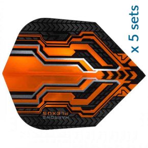 Misaladejuegos Harrows Darts Plexus Orange Standard 5 Sets ( 15 Plumas ) - Imagen 3