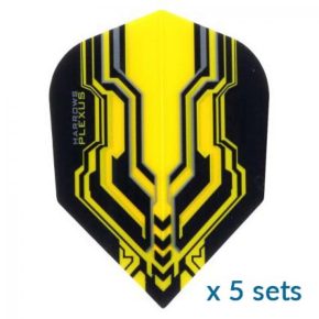 Misaladejuegos Harrows Darts Plexus Yellow Standard 5 Sets ( 15 Plumas )