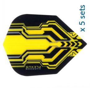 Misaladejuegos Harrows Darts Plexus Yellow Standard 5 Sets ( 15 Plumas ) - Imagen 3