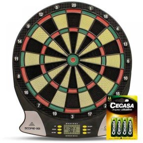 Misaladejuegos Diana Electrónica Carromco Score 301 + Pilas Cegasa S Alkaline