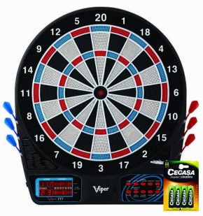 Misaladejuegos Pack Diana Electrónica 777 Viper Electronic Dartboard + Pilas