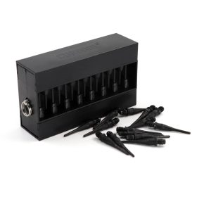 Misaladejuegos Caja Porta Puntas Dardos Touch Point Black CSDA-BZH01-T