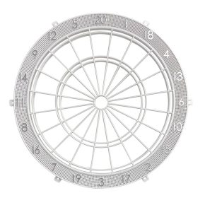 Misaladejuegos Araña Receptor Diana GranBoard 132 Blanca GRN0157