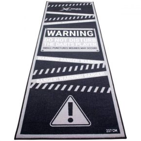 Misaladejuegos Protector Suelo XQ Max Dart Mat Warning Negro  QD2100110