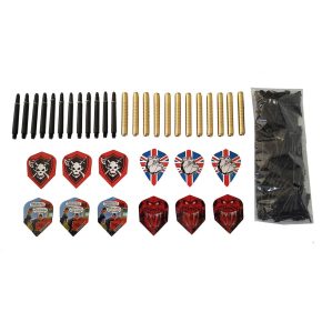 Misaladejuegos Pack Dardos Punta Plástico Incluye 12 Dardos + 200 puntas + linea de tiro - Imagen 3