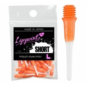 Misaladejuegos Puntas Lippoint Shortlip Two Tone Orange White 22mm 2ba 30unid  LPSS-OR - Imagen 2