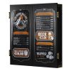Misaladejuegos Armario Bulls Beer Menu Deluxe Cabinet Wood Black 67209 - Imagen 2