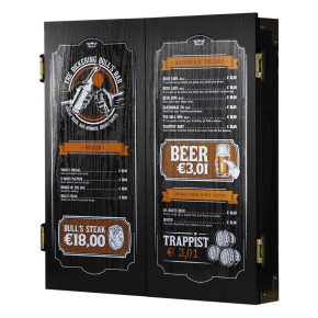 Misaladejuegos Armario Bulls Beer Menu Deluxe Cabinet Wood Black 67209 - Imagen 2