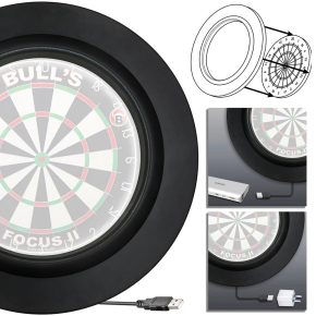 Misaladejuegos Iluminación DianaBulls Lightning Led PU Surround Negro  37911 - Imagen 2