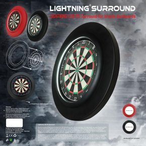 Misaladejuegos Iluminación DianaBulls Lightning Led PU Surround Negro  37911 - Imagen 3