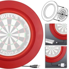 Misaladejuegos Iluminación DianaBulls Lightning Led PU Surround Rojo  37910 - Imagen 2