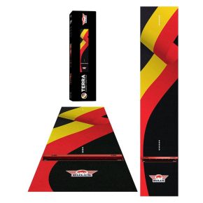 Misaladejuegos Protector Suelo Bulls Terra Carpet Mat 300x60cm B/R/Y + Oche  67843 - Imagen 2