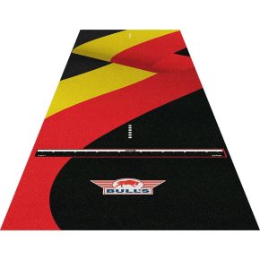 Misaladejuegos Protector Suelo Bulls Terra Carpet Mat 300x60cm B/R/Y + Oche  67843