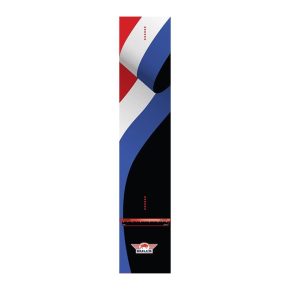 Misaladejuegos Protector Suelo Bulls Terra Carpet Mat 300x60cm R/W/B + Oche  67847 - Imagen 2