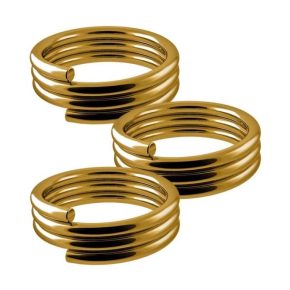 Misaladejuegos Muelles 3 Unidades Dorado Stem Grip Springs 002018-09A2