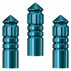 Misaladejuegos Protector Plumas Aluminio Mission F-Protect 3 Unidades Aqua X2509