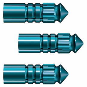 Misaladejuegos Protector Plumas Aluminio Mission F-Protect 3 Unidades Aqua X2509 - Imagen 3