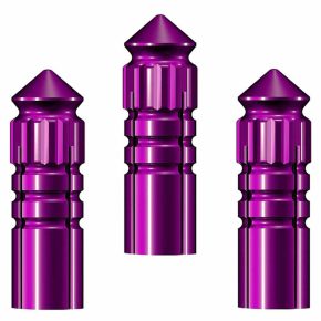 Misaladejuegos Protector Plumas Aluminio Mission F-Protect 3 Unidades Morado X2513