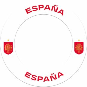Misaladejuegos Surround Selección Española de Fútbol S3 Blanco Escudo Rojo SU238