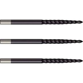 Misaladejuegos Punta Reemplazamiento Mission Lunar FS Rough Cut Negro 32mm X2678 - Imagen 2