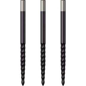 Misaladejuegos Punta Reemplazamiento Mission Lunar FS Rough Cut Negro 38mm X2680 - Imagen 2