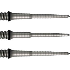 Misaladejuegos Punta Conversion Mission Darts Titan Tiple Plata 30mm X2657 - Imagen 2