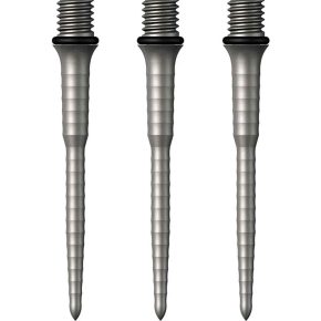 Misaladejuegos Punta Conversion Mission Darts Titan Tiple Plata 34mm X2658 - Imagen 3