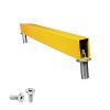 Misaladejuegos Mission Pro Raised Steel Oche Con Herrajes Para Suelo Amarillo DBX032 - Imagen 2
