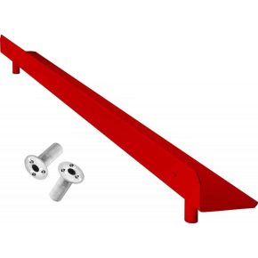 Misaladejuegos Mission Raised Steel Oche Con Herrajes Para Suelo Rojo DBX049