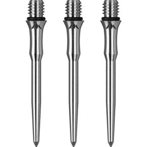 Misaladejuegos Punta Conversion Mission Darts Titan Pro Ti Edge Shark Plata 26mm X2591 - Imagen 2