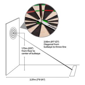 Misaladejuegos Cinta Metrica Medida Diana Misision Darts BX078 - Imagen 5