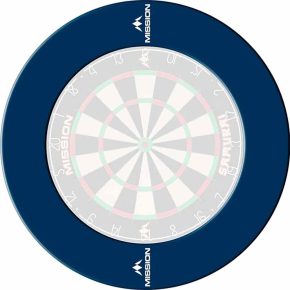 Misaladejuegos Dartboard Surrounds Logo Mission Darts Azul SU053 - Imagen 2