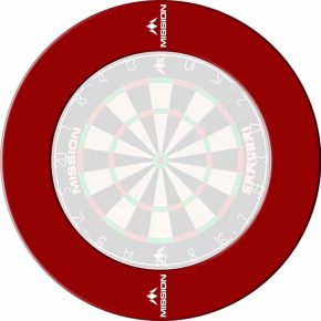 Misaladejuegos Dartboard Surrounds Logo Mission Darts Rojo SU052 - Imagen 2