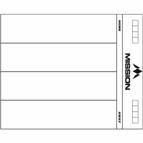 Misaladejuegos Pizarra Mission Darts Whiteboard 501 Blanca MB02 - Imagen 2