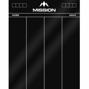 Misaladejuegos Pizarra Mission Darts Whiteboard 501 Negra MB03