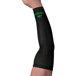 Misaladejuegos Manga Compresion Mission Logo Negro Verde L BX201 - Imagen 3