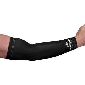 Misaladejuegos Manga Compresion Mission Logo Negro Blanca L BX206
