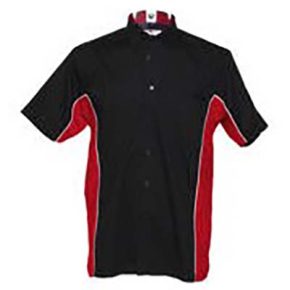 Misaladejuegos CAMISA SPORT DART Negra y Roja S KK185NR-S