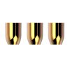 Misaladejuegos Copas New Champagne Ring Dorados Premium 3 unidades  CP-GO - Imagen 2