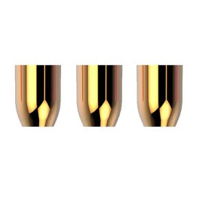 Misaladejuegos Copas New Champagne Ring Dorados Premium 3 unidades  CP-GO - Imagen 2
